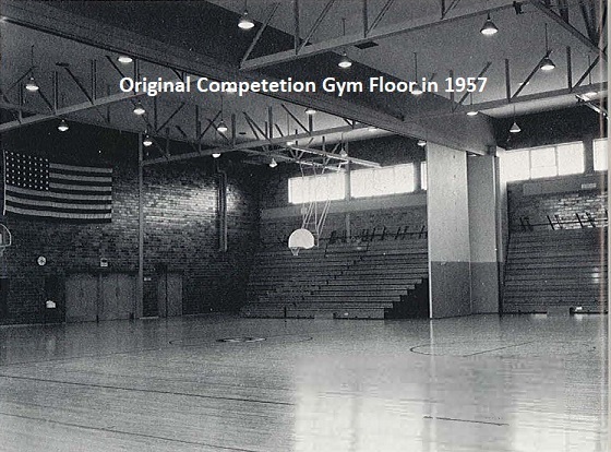 Gym floor 1957