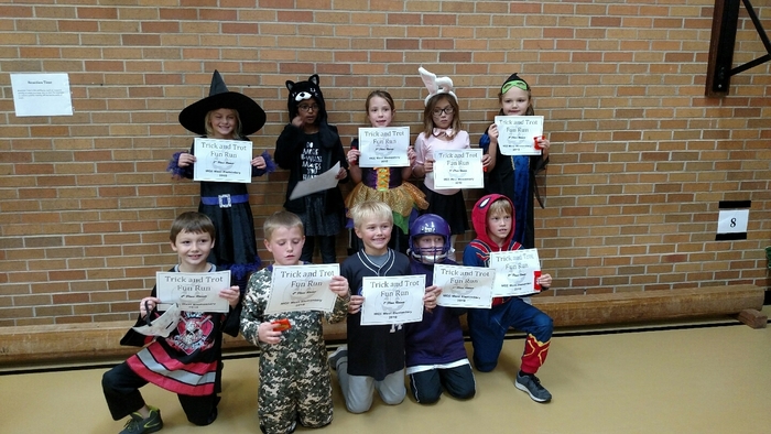 2nd and 3rd grade students. Trick and Trot winners.