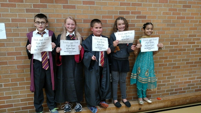 4th and 5th grade students. Trick and Trot winners.
