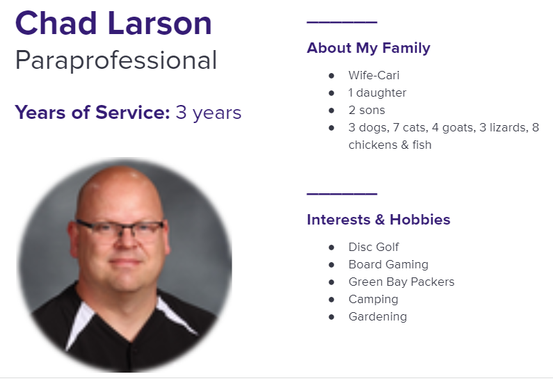 Staff Profile of the Week