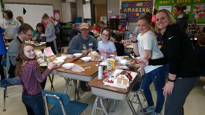 6th grade Gingerbread Houses.
